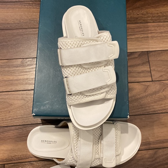 AÉROSOLES Aware Women’s Vegan Tara White Mesh - Picture 5 of 9